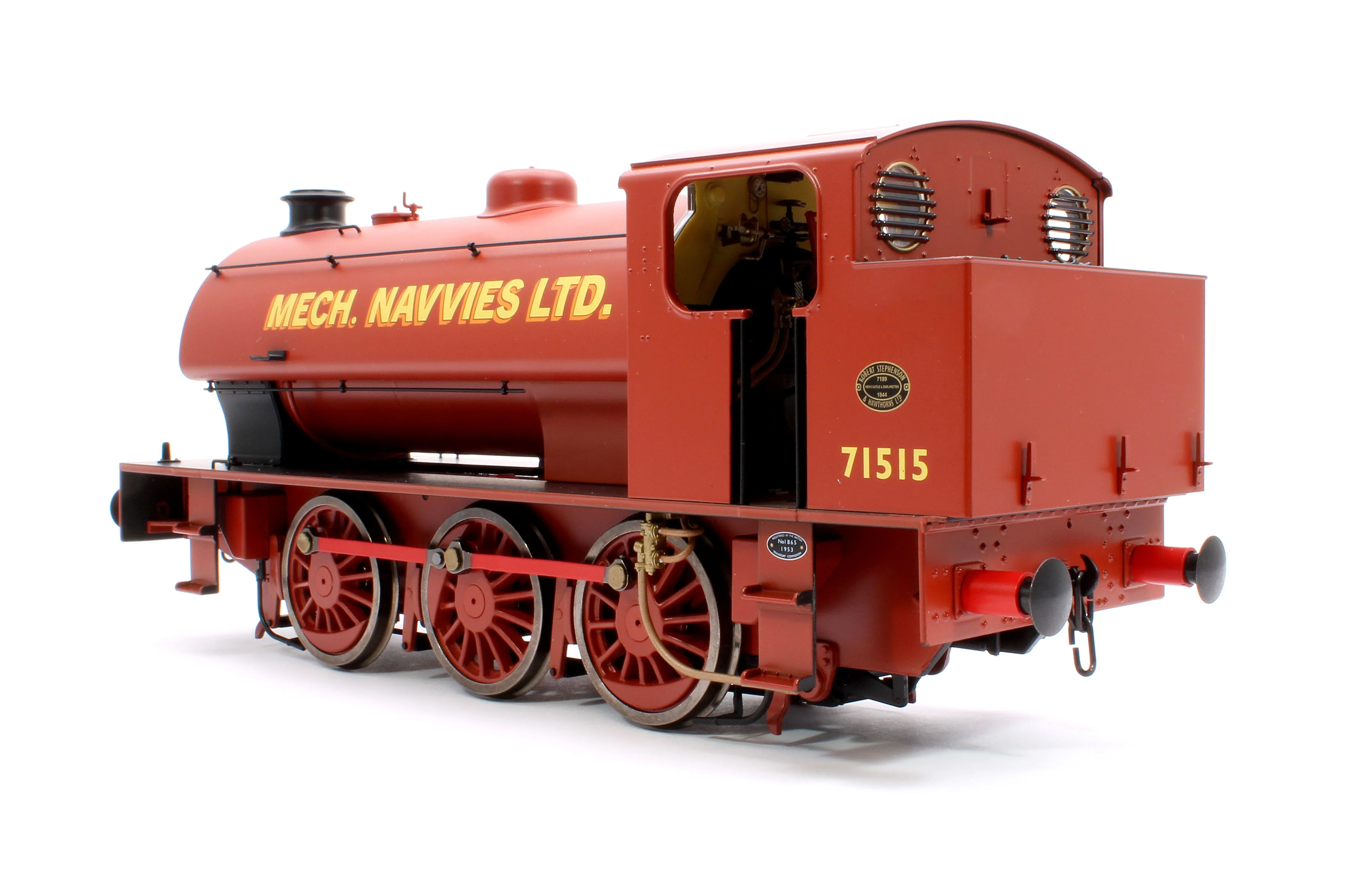 7S-094-009D J94 Austerity Mech Navvies Red 71515 0-6-0 locomotive - DCC Fitted - Image 2