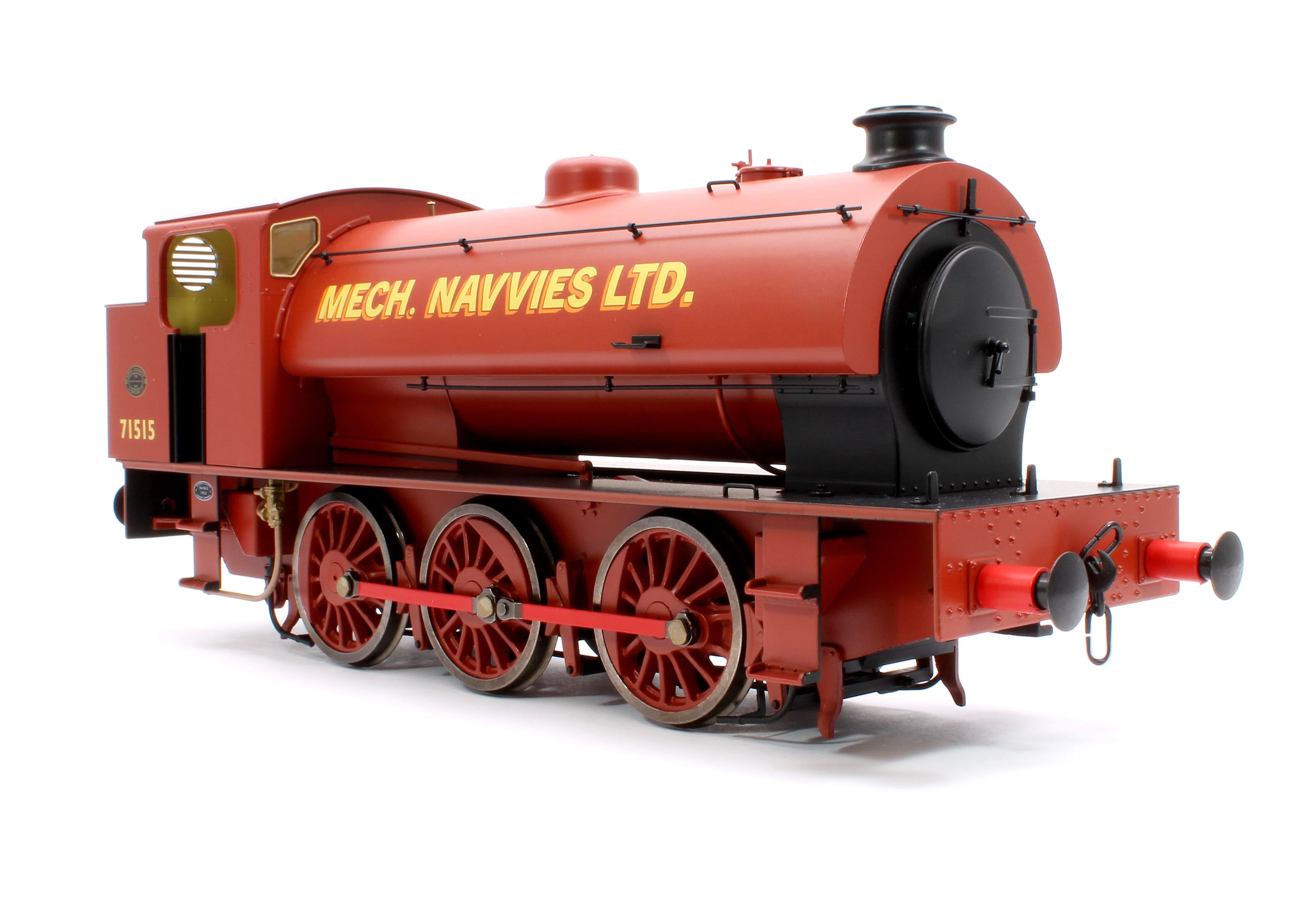 7S-094-009D J94 Austerity Mech Navvies Red 71515 0-6-0 locomotive - DCC Fitted - Image 4