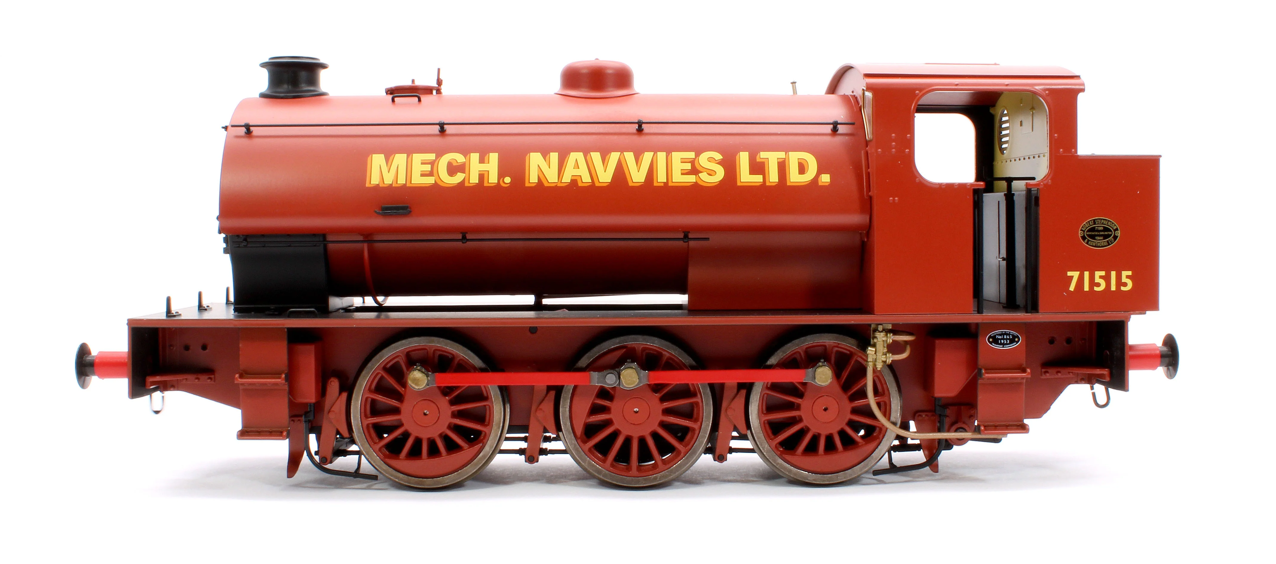 7S-094-009D J94 Austerity Mech Navvies Red 71515 0-6-0 locomotive - DCC Fitted - Image 5
