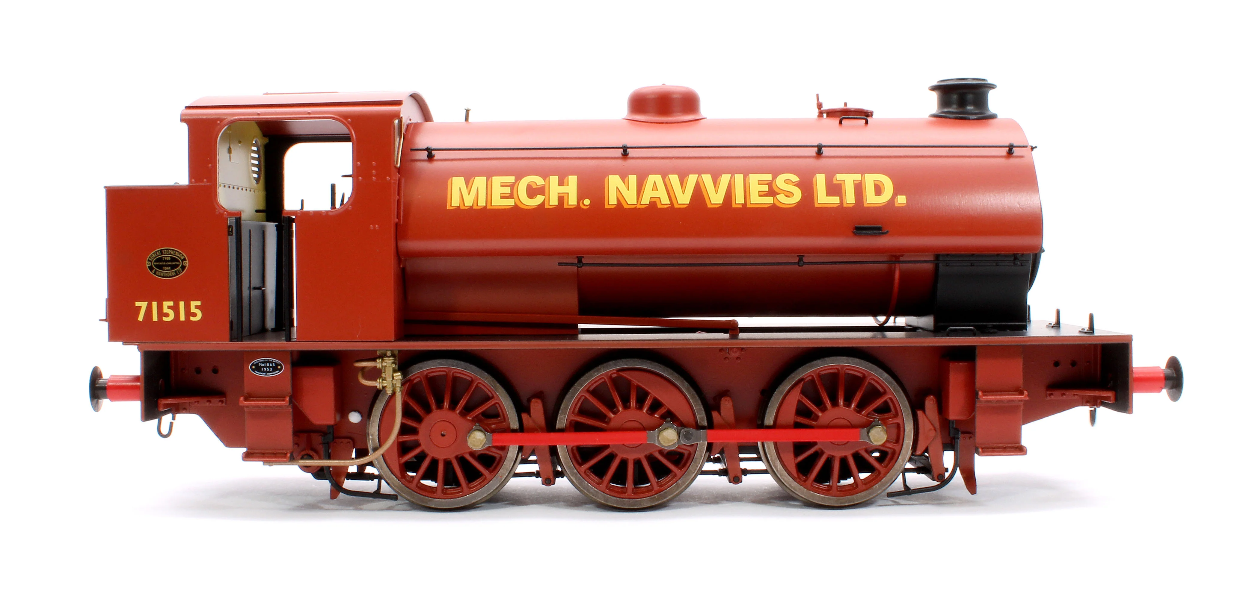 7S-094-009D J94 Austerity Mech Navvies Red 71515 0-6-0 locomotive - DCC Fitted - Image 6