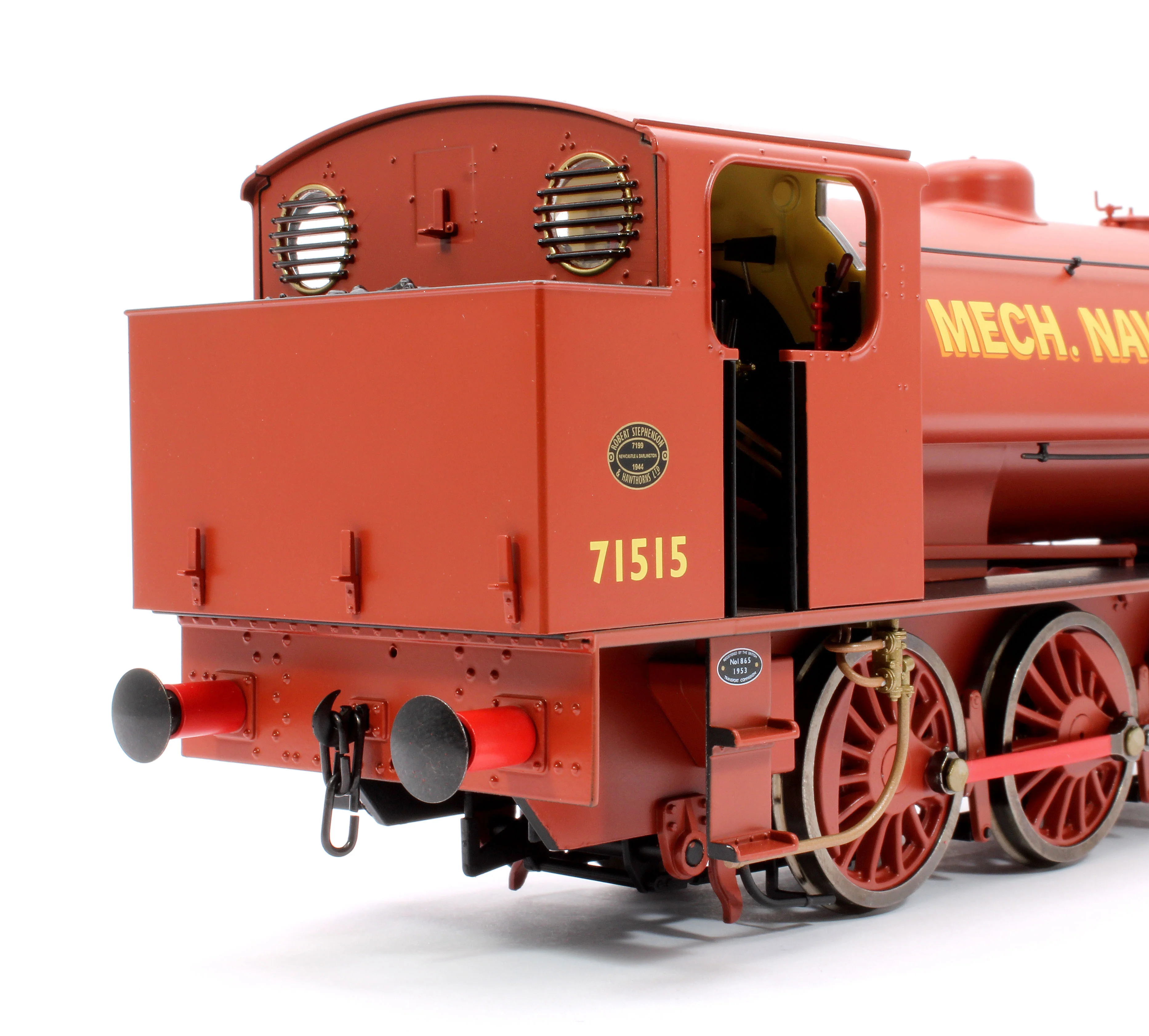 7S-094-009D J94 Austerity Mech Navvies Red 71515 0-6-0 locomotive - DCC Fitted - Image 8