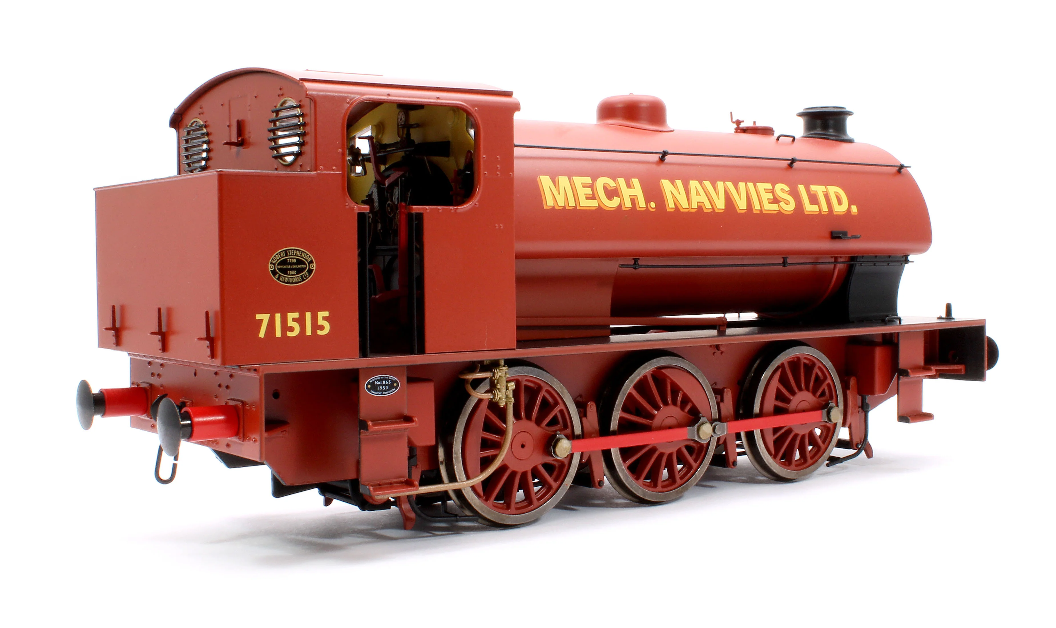 7S-094-009S J94 Austerity Mech Navvies Red 71515 0-6-0 locomotive - Sound Fitted - Image 3