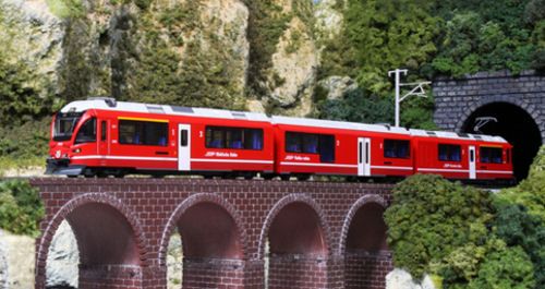 10-1273 -228731 RhB ABe 8/12 Allegra EMU 3 Car Powered Set