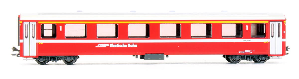 10-1413 -177598 RhB EW1 Red 4 Coach Set (4) - Image 2