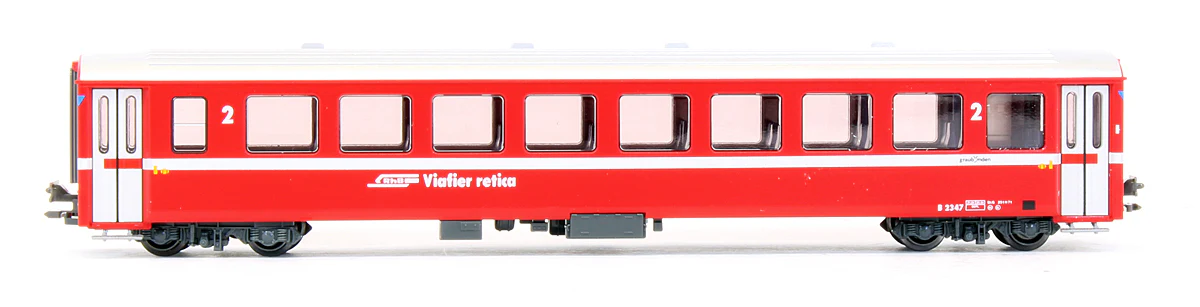 10-1413 -177598 RhB EW1 Red 4 Coach Set (4) - Image 3