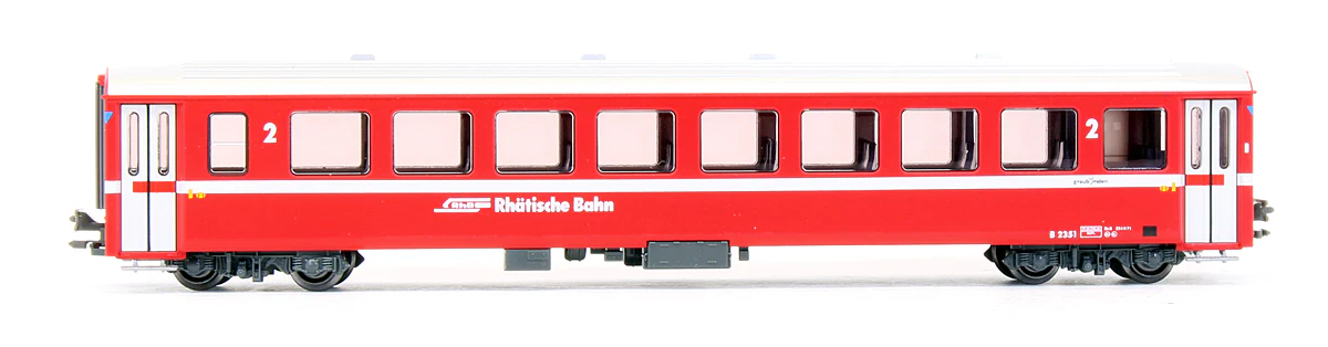 10-1413 -177598 RhB EW1 Red 4 Coach Set (4) - Image 4