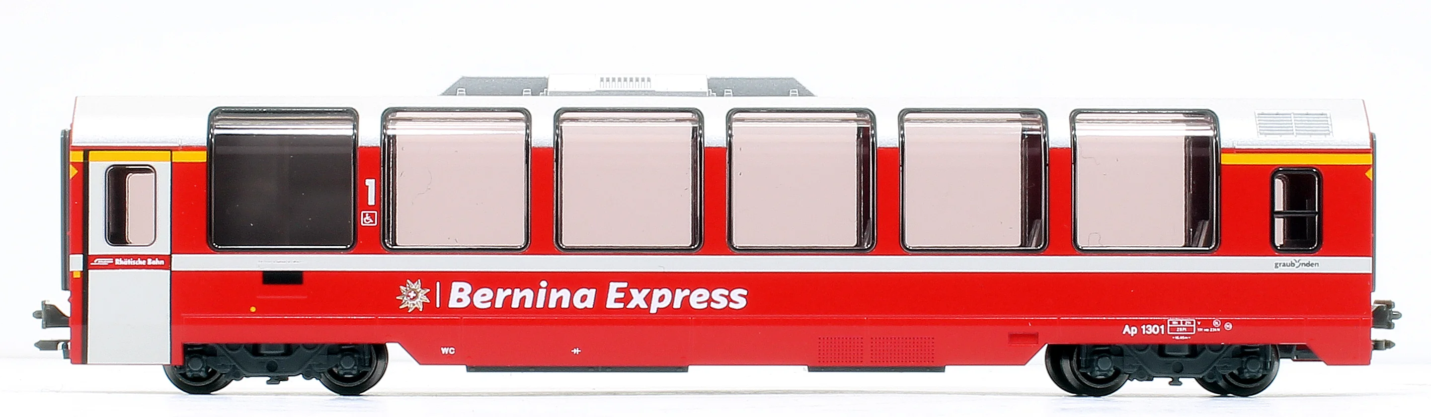 10-1655 -89209 RhB Bernina Express (New Logo) 3 Car Coach Set - Image 5