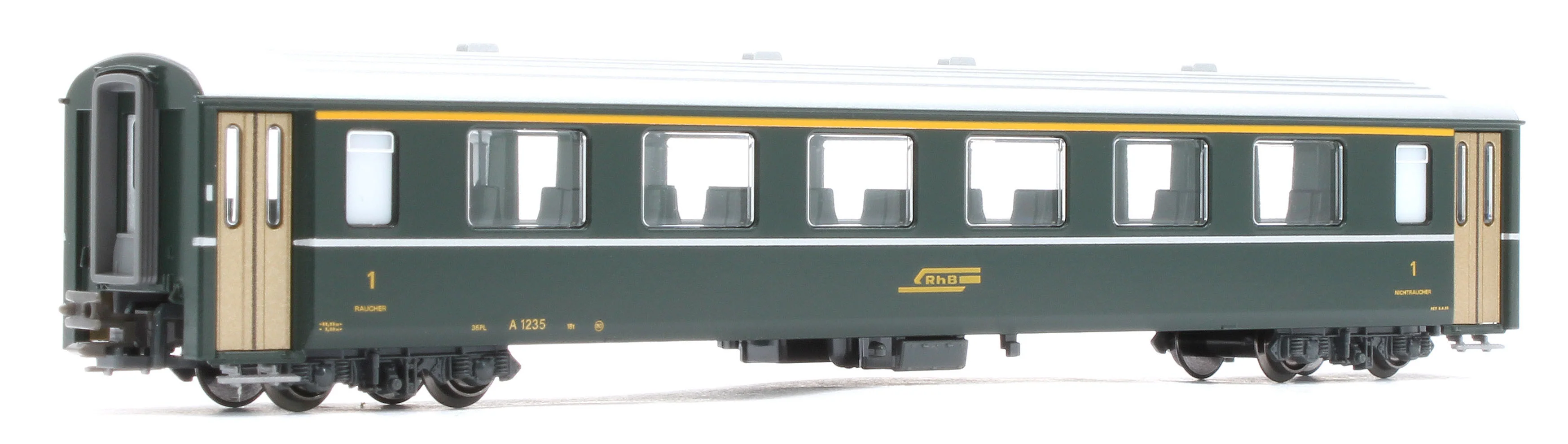 10-1987 RhB Ge6/6 I 415 Crocodile Electric Passenger Train Pack IV - Image 10