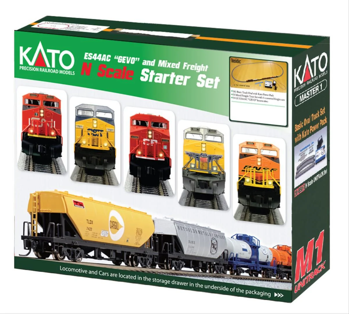 106-0021 CSX Dark Future GE ESS44AC Freight Train Set
