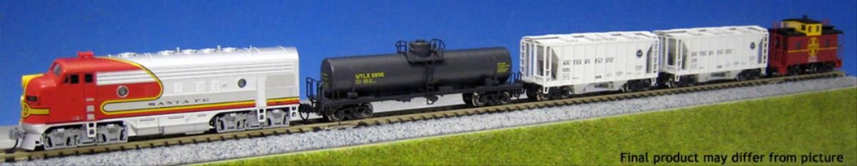 106-6271-DCC AT&SF EMD F7 Freight Train Pack - DCC-Fitted