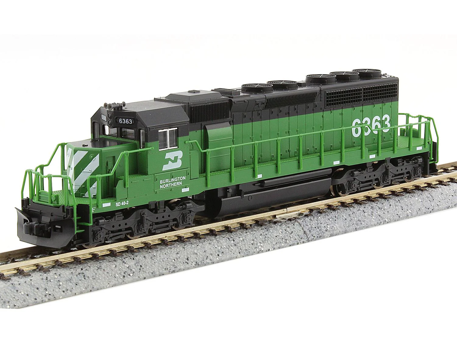 176-4823-DCC EMD SD40-2 (Early) Burlington Northern 6361 - DCC-Fitted