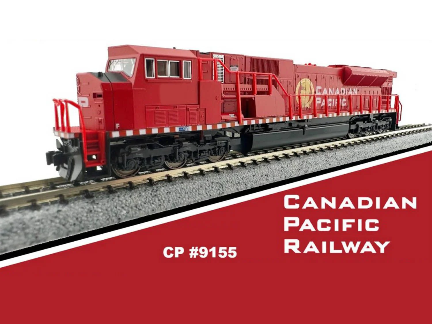 176-5627-DCC EMD SG90/43MAC Canadian Pacific 9155 - DCC-Fitted