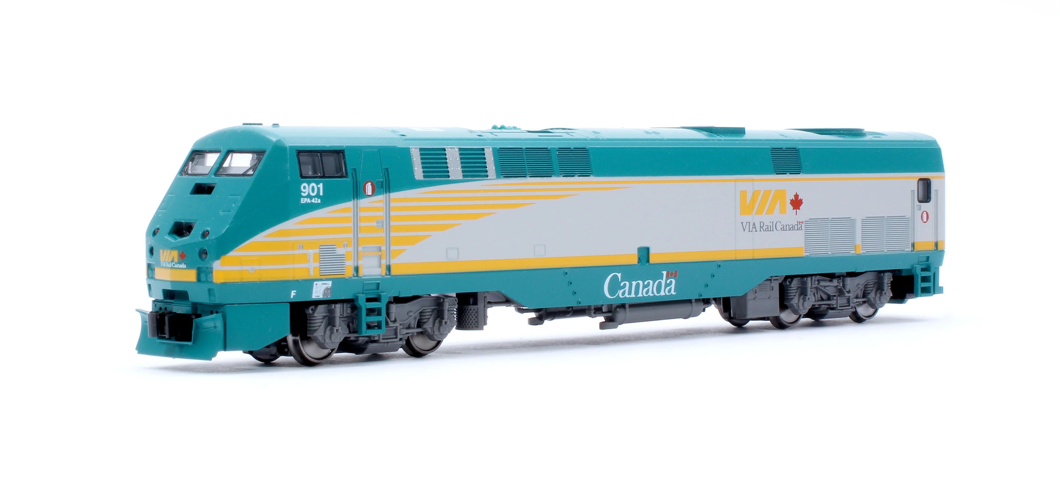 176-6042-DCC GE P42 VIA Rail 901 Diesel Locomotive - DCC Fitted