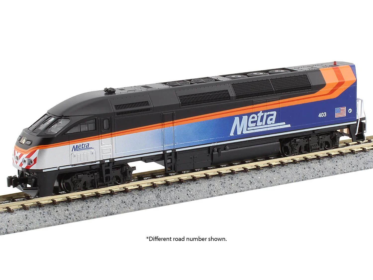 176-6124-S MP36PH Chicago Metra 424 - DCC-Sound