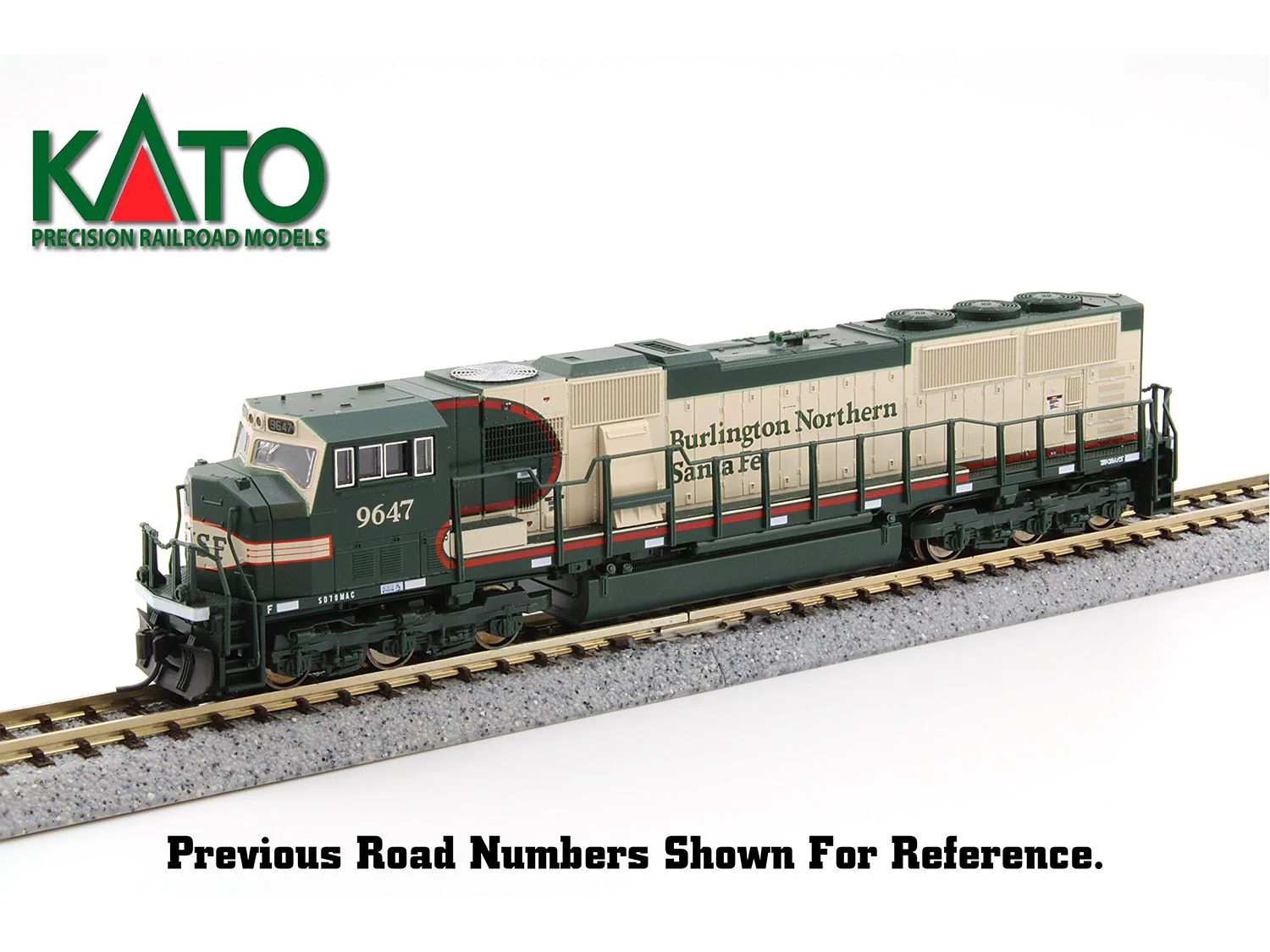 176-6503 EMD SD70MAC BNSF Merger Scheme 9647