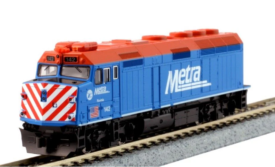 176-9107-DCC EMD F40PH Chicago Metra 157 City of Palatine - DCC-Fitted