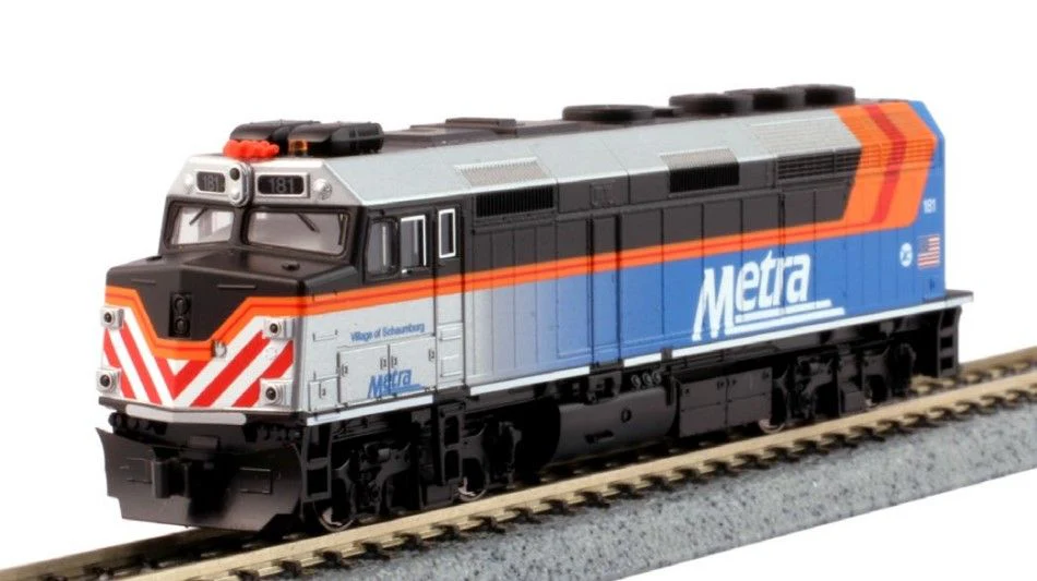 176-9108-DCC EMD F40PH Chicago Metra 183 Village of Itasca - DCC-Fitted