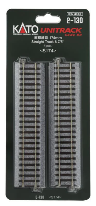 2-130 Unitrack (S174) Straight Track 174mm 4pcs - Image 4