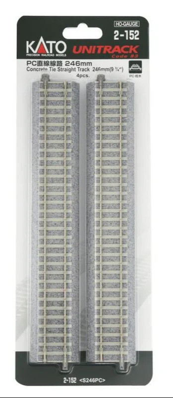 2-152 Unitrack (S246PC) CS Straight Track 246mm 4pcs - Image 4