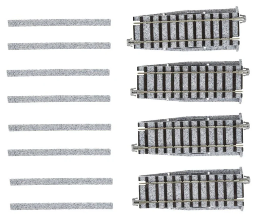 2-192 Unitrack (S97) Turnout Auxiliary Straight Track 97mm 4pcs