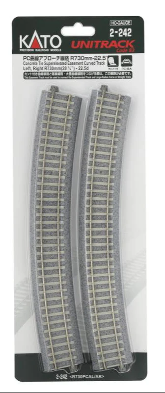 2-242 Unitrack (R730-PCAL/R730-PCAR) CS Curved Track 2pcs - Image 4