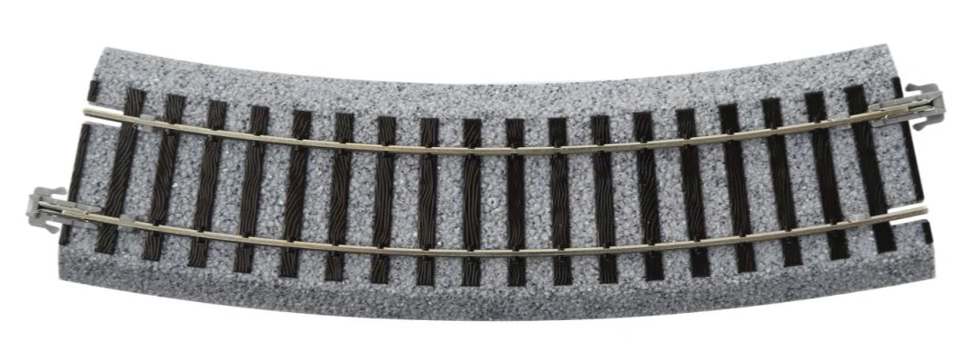 2-280 2-280 Unitrack (R370-22.5) Curved Track 22.5 Degree 4pcs - Image 2