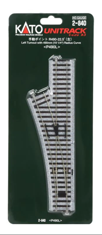 2-840 Unitrack (HP490L) Left Hand Turnout - Image 3