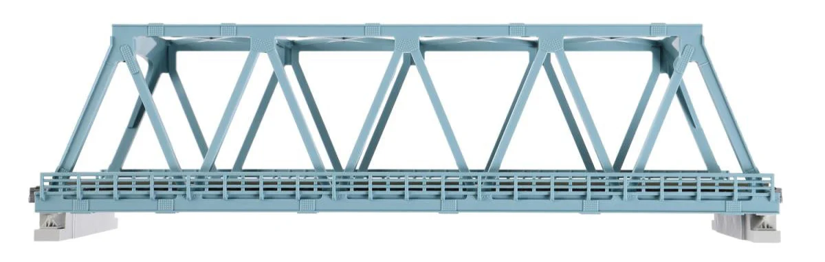 20-436 Kato 20-436 Double Track Truss Girder Bridge 248mm Light Blue - Image 2