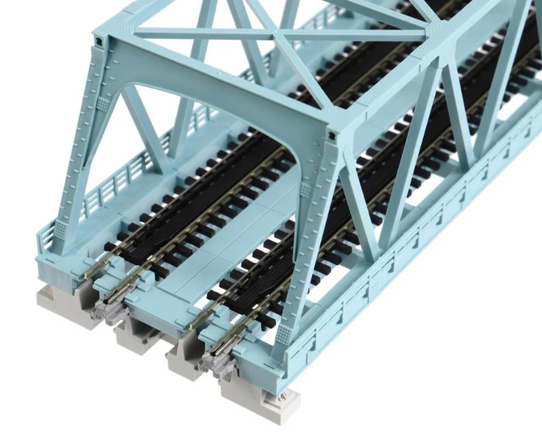 20-436 Kato 20-436 Double Track Truss Girder Bridge 248mm Light Blue - Image 3