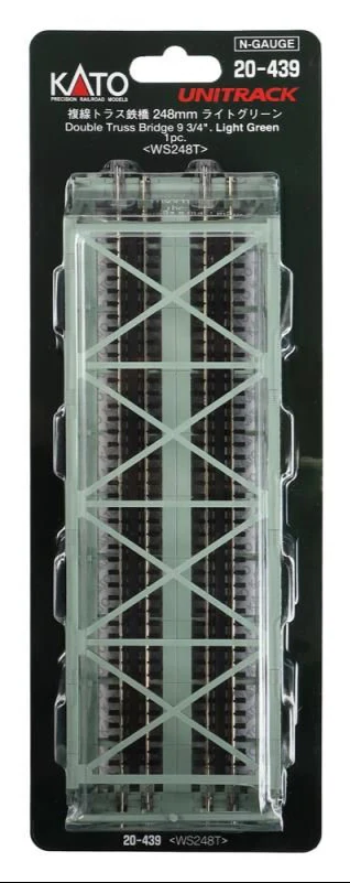 20-439 Unitrack (WS248T) Dual Straight Truss Girder Bridge Green - Image 4