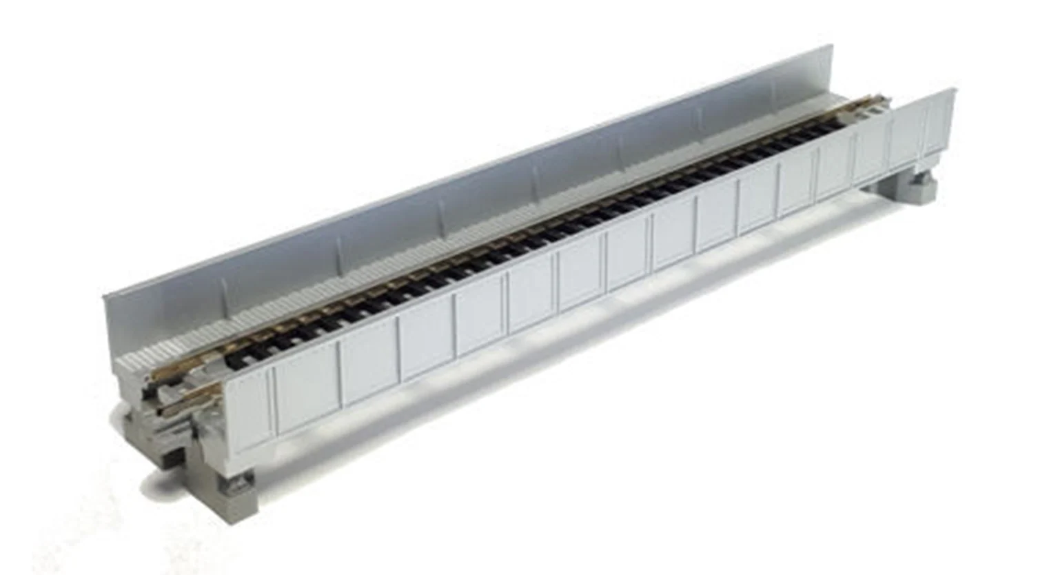 20-453 Unitrack (S186T) Straight Plate Girder Bridge Silver 186mm