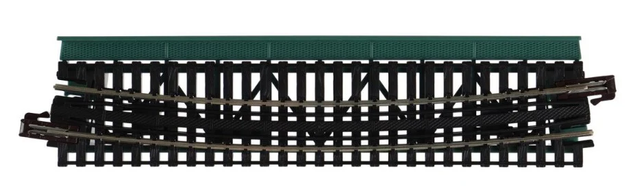 20-466 Unitrack (R448-15T) Curved Girder Bridge Green 15 Degree - Image 2