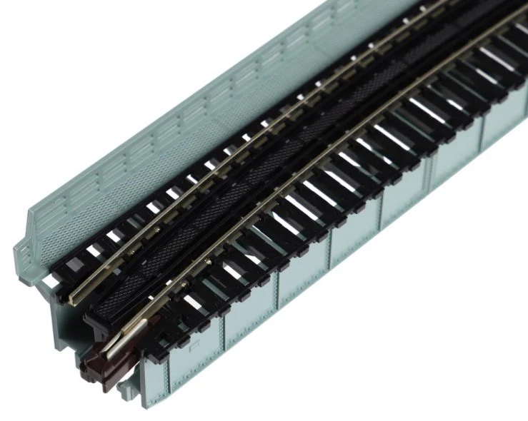 20-472 Unitrack (R481-15T) Curved Girder Bridge Grey 15 Degree - Image 3