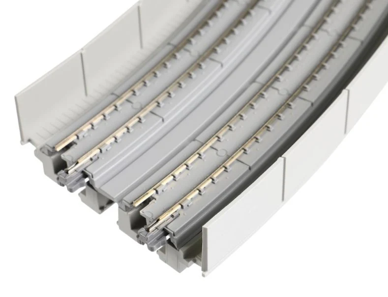 20-544 Kato 20-544 Pre-Cast Concrete Banked Elevated Curved Double 45 Deg.(2) - Image 3