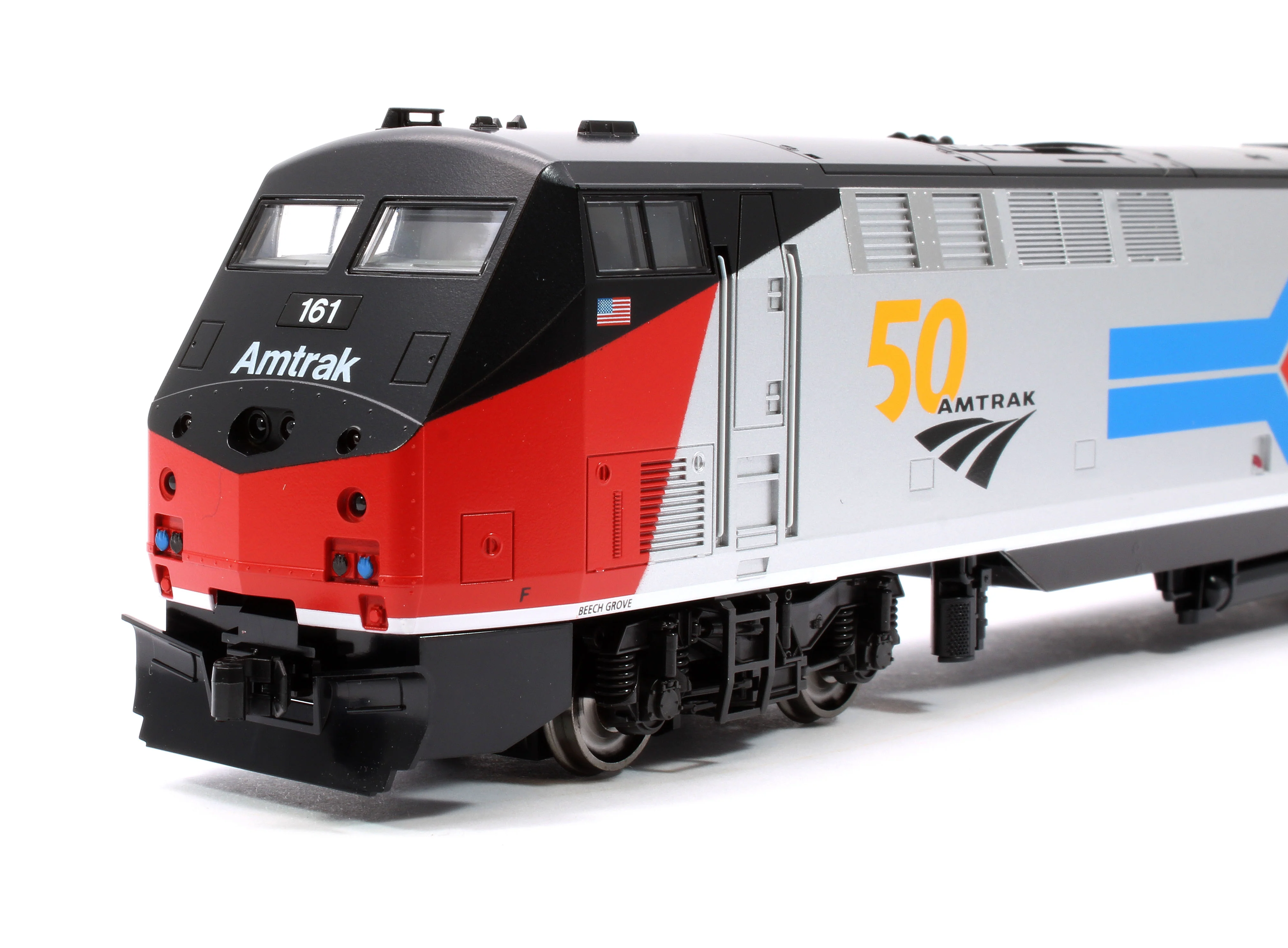 37-6114 P42 Genesis Amtrak 161 W/Anniversary Logo PhI Diesel Locomotive - Image 6