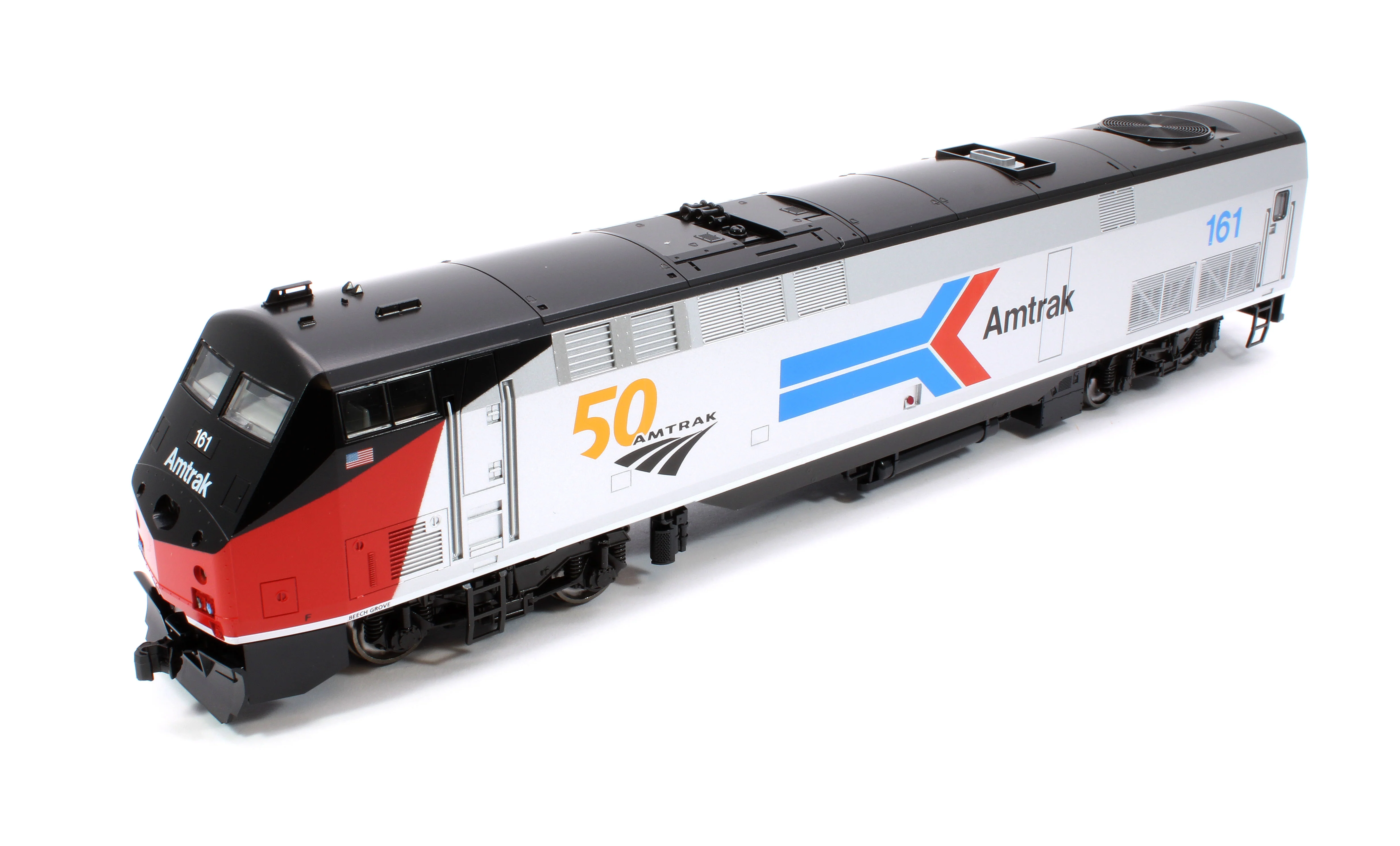 37-6114 P42 Genesis Amtrak 161 W/Anniversary Logo PhI Diesel Locomotive - Image 8