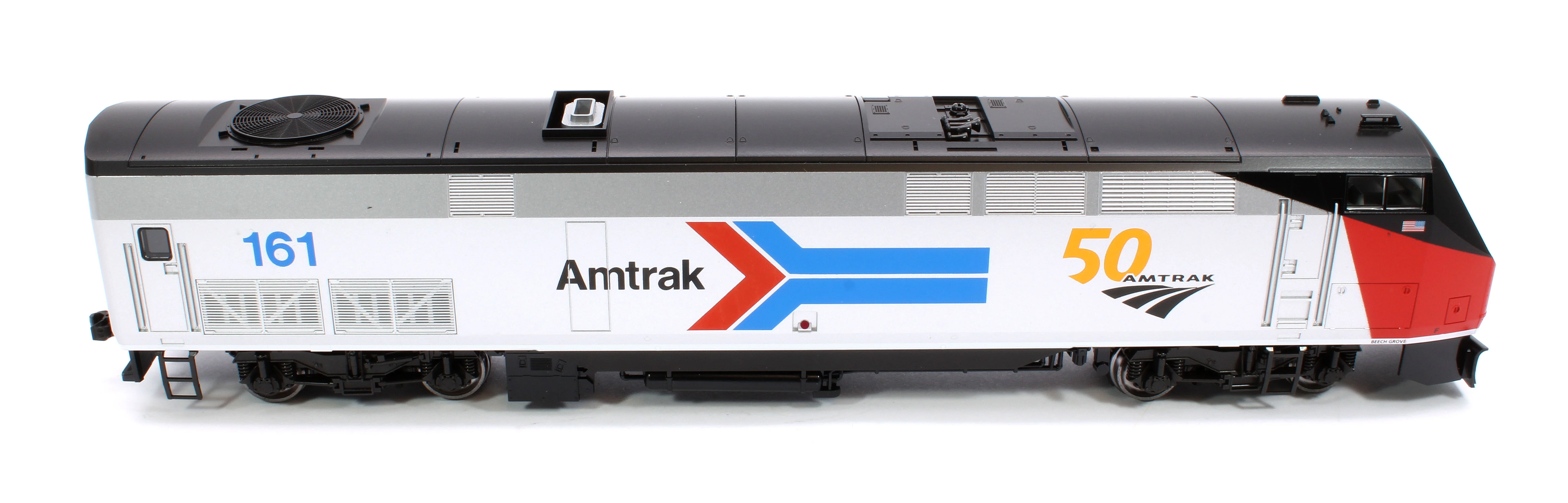37-6114 P42 Genesis Amtrak 161 W/Anniversary Logo PhI Diesel Locomotive - Image 9