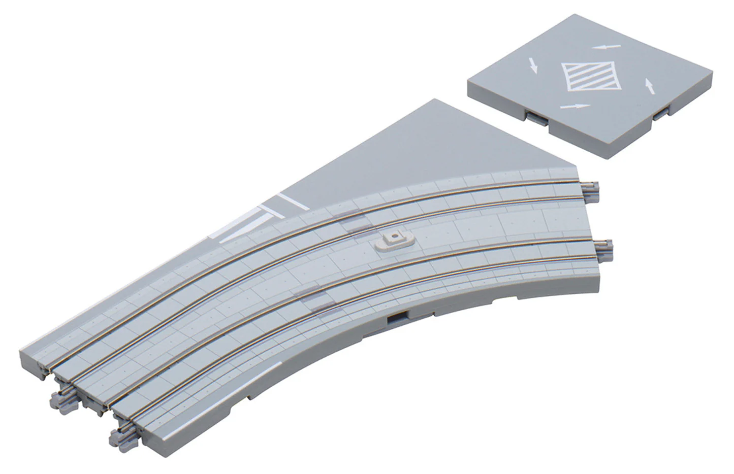 40-104 Unitram Street Curved Track R180 45 Degree Right