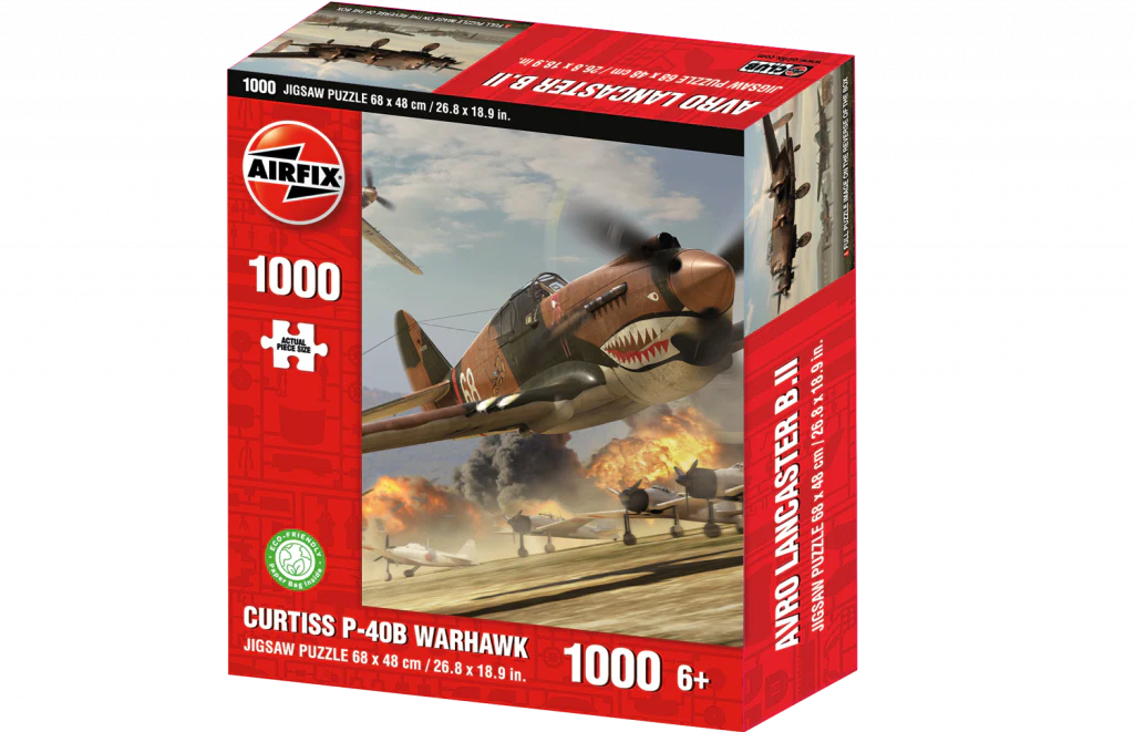 AX0002 Airfix Curtiss P-40B Warhawk 1000 Piece Jigsaw Puzzle