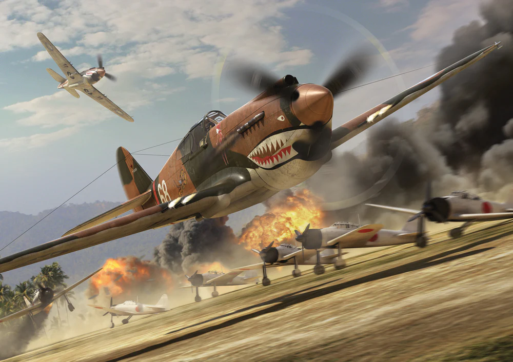 AX0002 Airfix Curtiss P-40B Warhawk 1000 Piece Jigsaw Puzzle - Image 2
