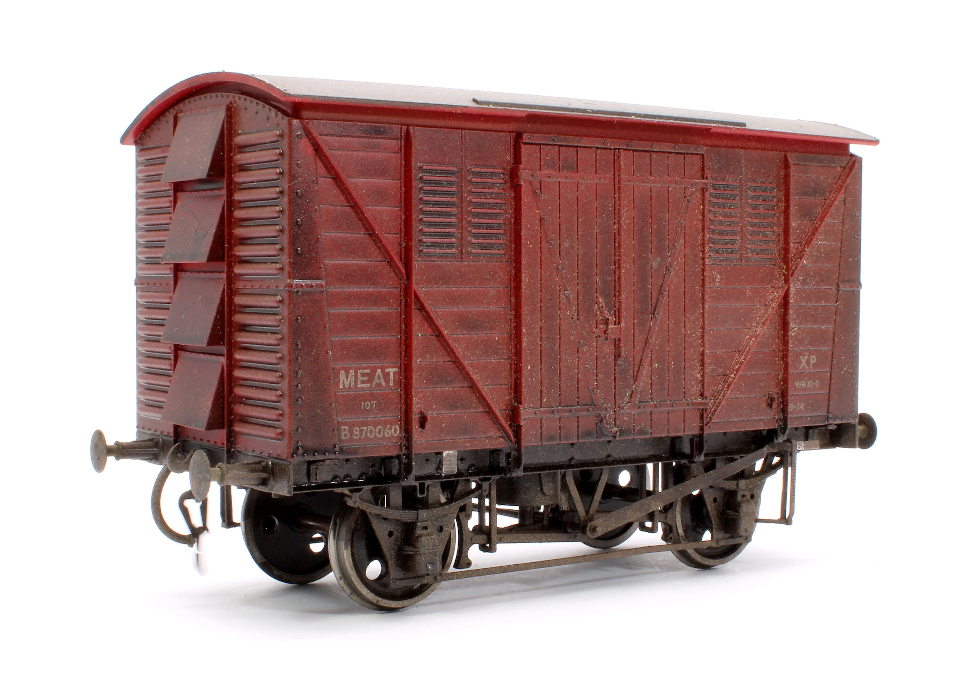 53511 Pre-Owned NE 10T Meat Van No.53511 - Weathered (Unboxed) - Image 3