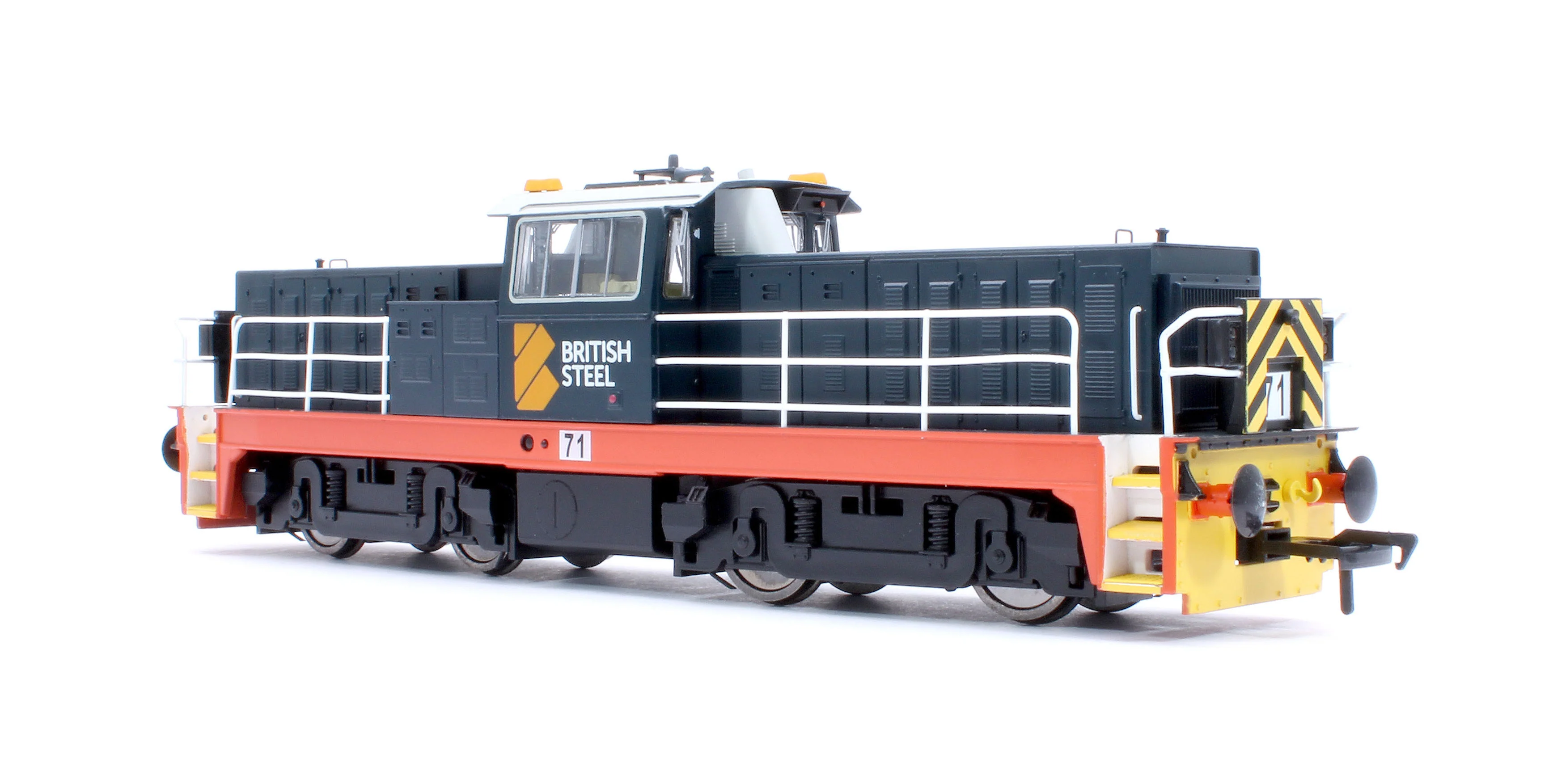 KRM-HUN-OO-R-71 Hunslet Bo-Bo in British Steel Blue No.71 Diesel Locomotive - Image 2