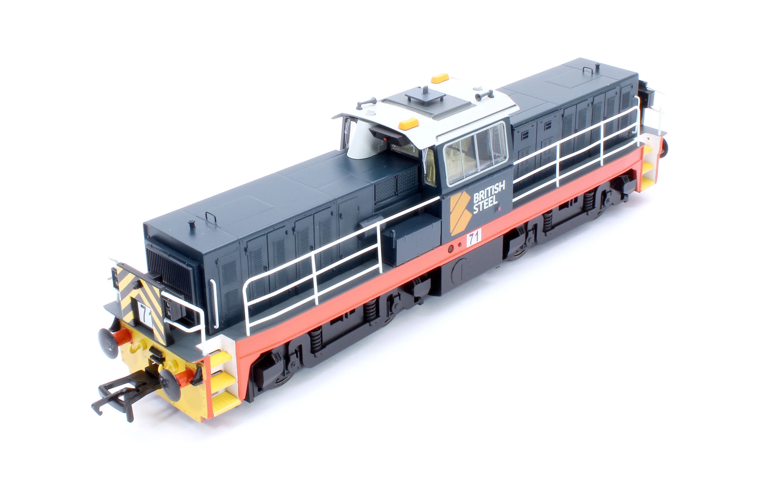KRM-HUN-OO-F-71 Hunslet Bo-Bo in British Steel Blue No.71 Diesel Locomotive - DCC Fitted - Image 11