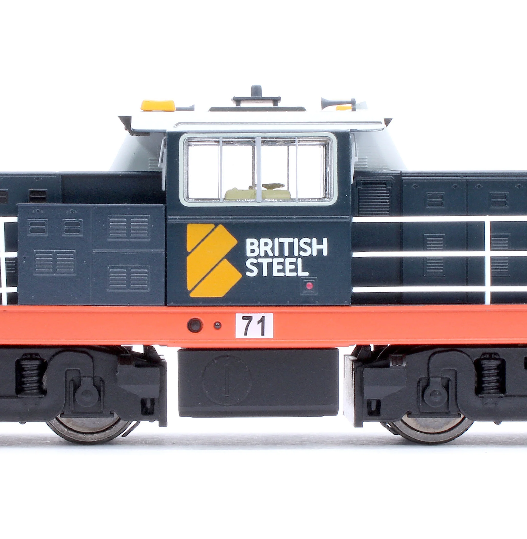 KRM-HUN-OO-F-71 Hunslet Bo-Bo in British Steel Blue No.71 Diesel Locomotive - DCC Fitted - Image 6