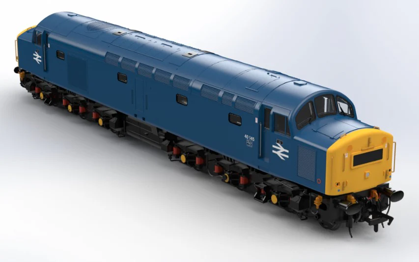 KRM-40-OO-S-145 Class 40 40145 BR Blue Diesel Locomotive - DCC Sound