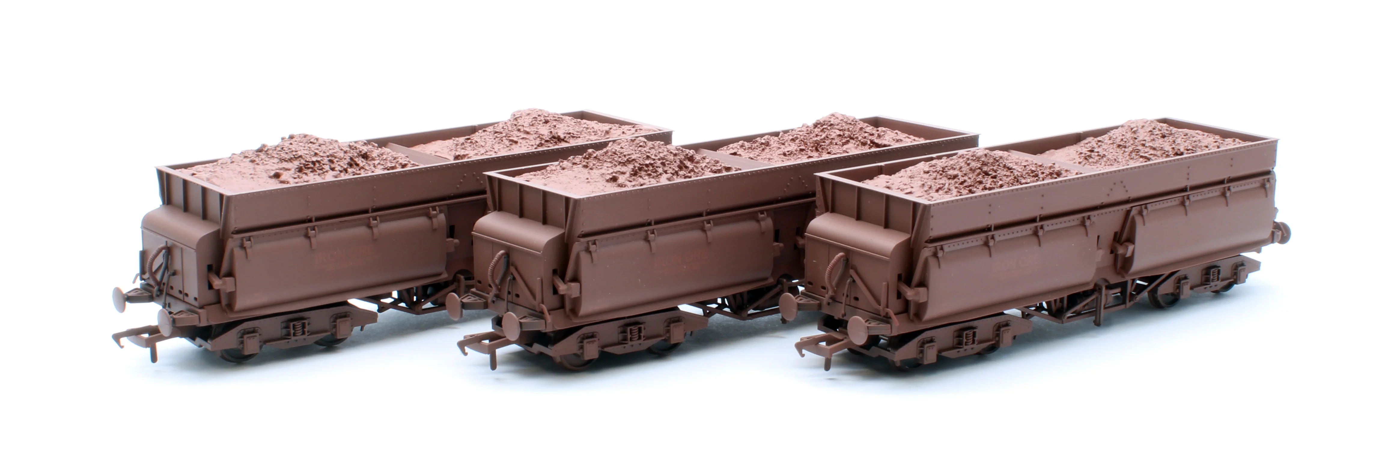 KRM-CON-OO-3G-W Set of 3 Consett Iron Ore Wagons - Pack G (With Load) - Weathered - Image 7