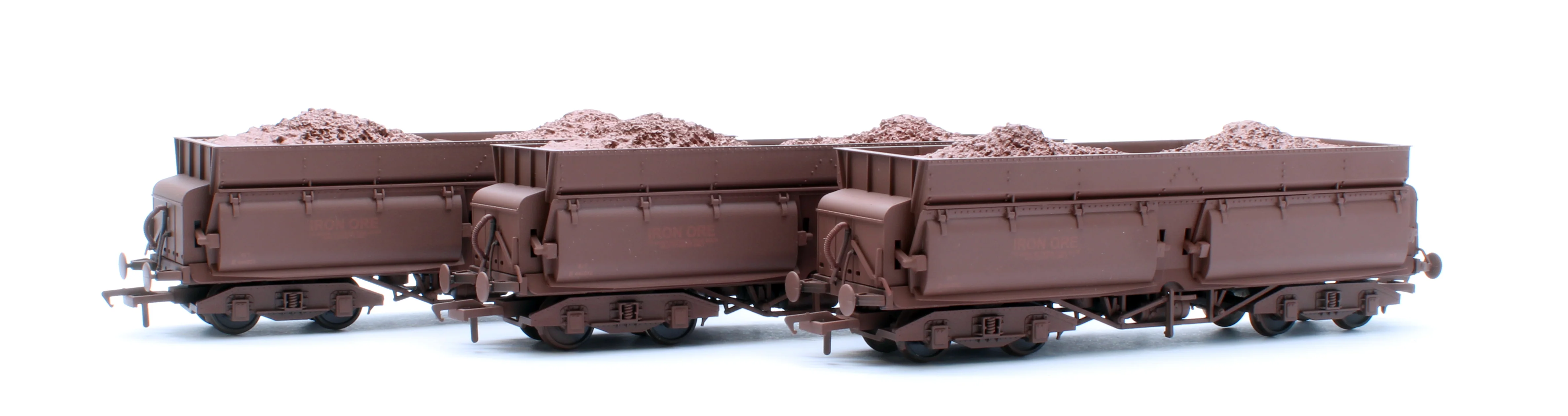 KRM-CON-OO-3G-W Set of 3 Consett Iron Ore Wagons - Pack G (With Load) - Weathered - Image 8
