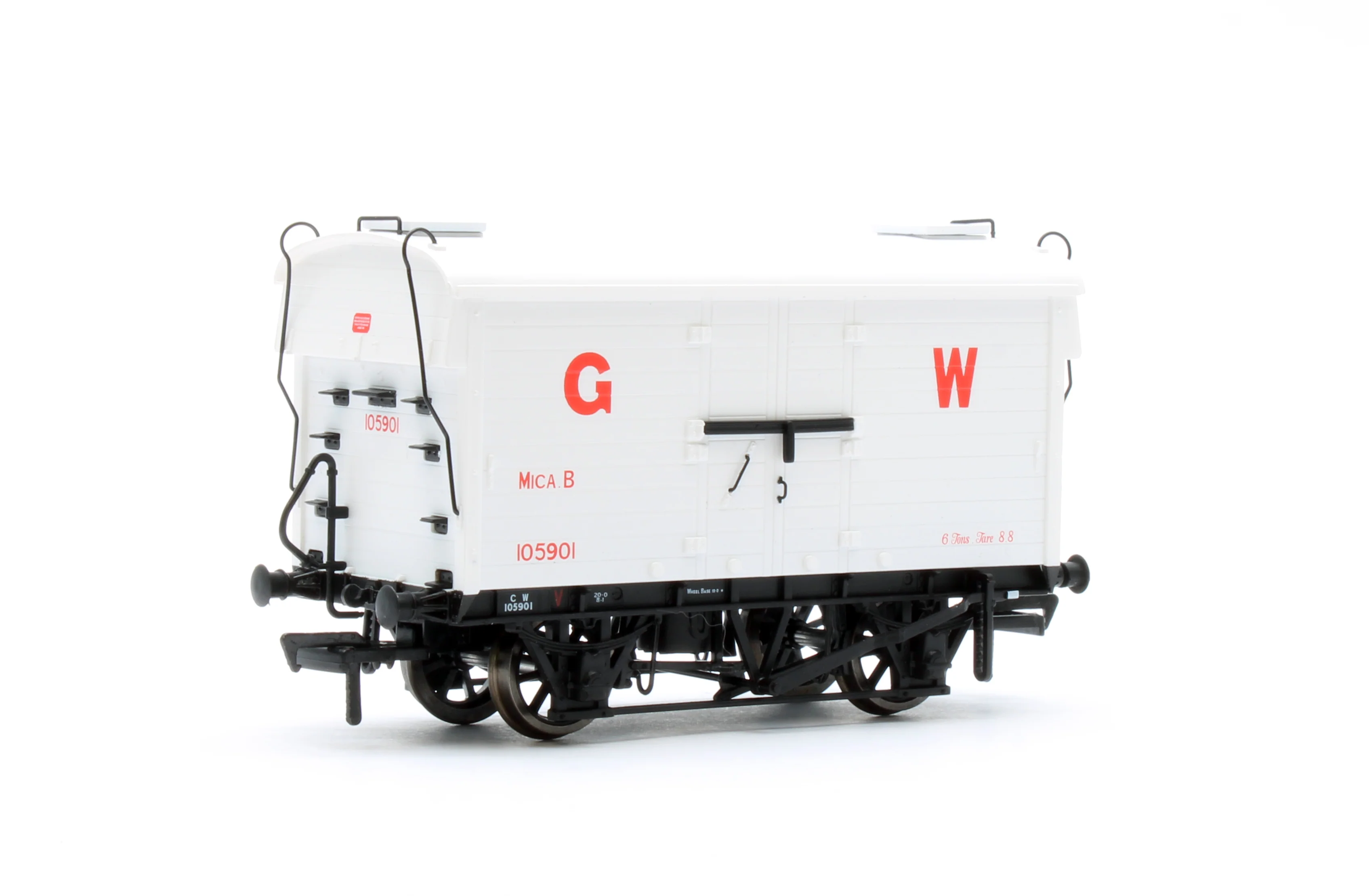 KRM-MICA-OO-A GWR ‘Mica B’ Refrigerated Meat Van - SVR Preserved Wagons - Pack of 3 - Image 4