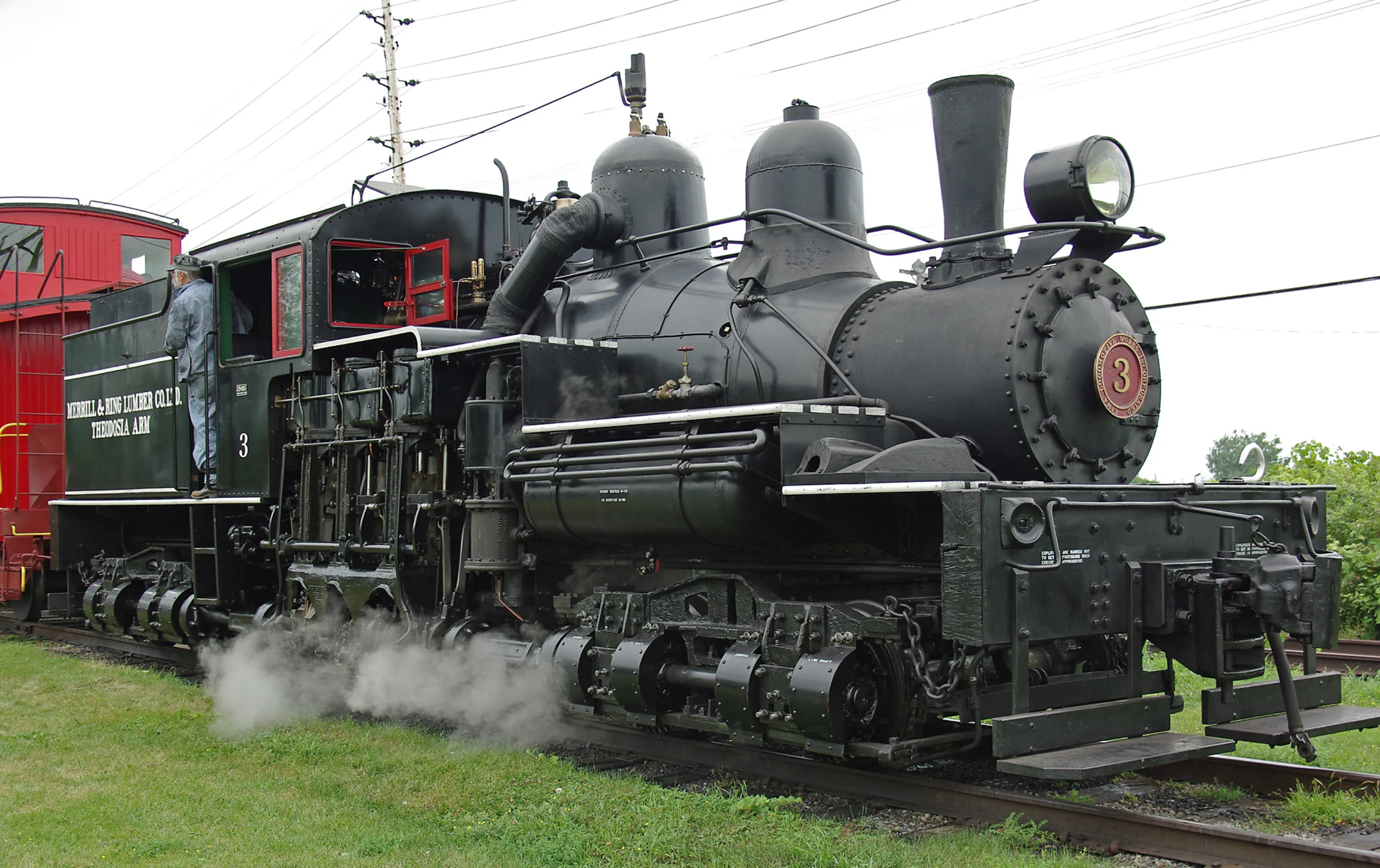 KRM-SHAY-HO-F-M3 The Shay, Merrill and Ring Lumber Co. #3 50 Ton 2-Truck Shay Locomotive - DCC Fitted - Image 4