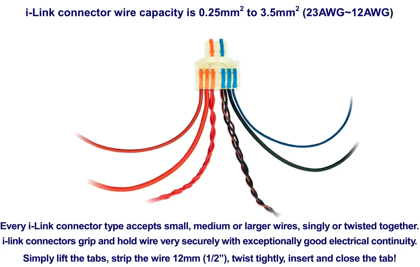 DCW-iLP.Set Solder-Free PLUGGABLE i-Link Connector (Assorted pack) - Image 2